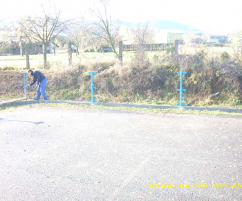 Výstavba klziska rok 2012