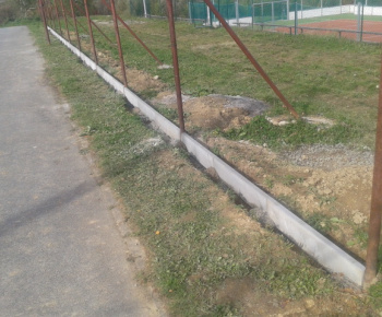 Výstavba klziska rok 2012