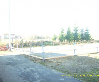 Výstavba klziska rok 2012