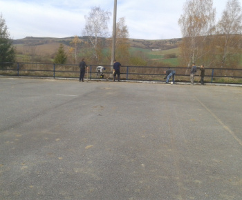 Výstavba klziska rok 2012