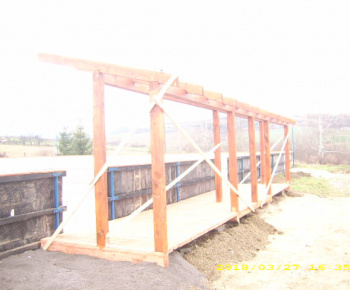 Výstavba klziska rok 2012